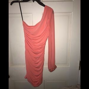 Coral dress